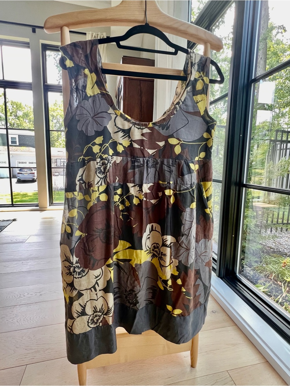 Graham & Spencer - Floral Silk Mini Dress.